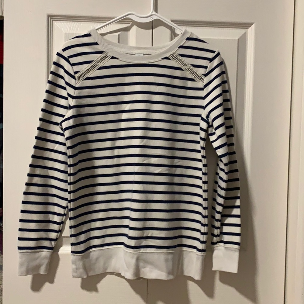 Striped crew neck